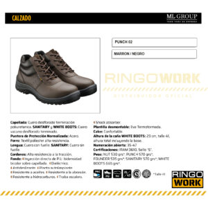 CALZADO PUNCH 02 RINGOWORK