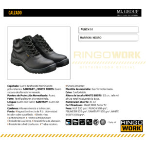 CALZADO PUNCH 01 RINGOWORK
