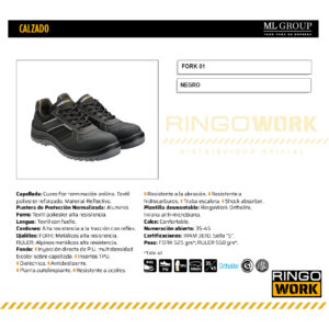 CALZADO FORK 01 RINGOWORK